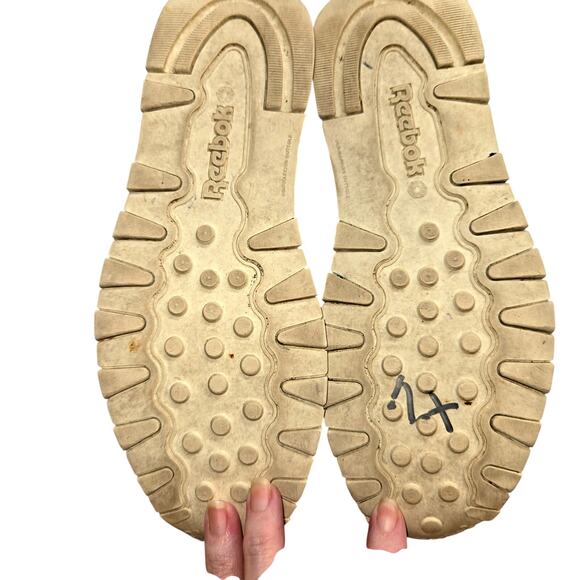 Reebok 5 Girl's Classic Leather Tennis Shoe Twisted Berry Athletic Sneaker - Picture 6 of 7